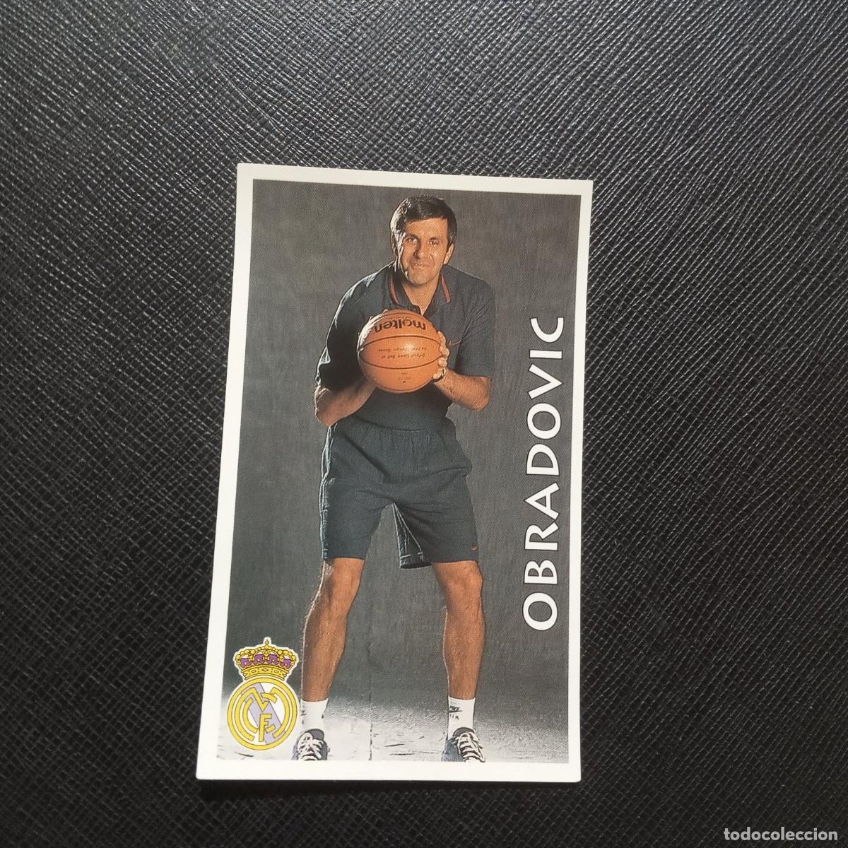 Coleccionismo deportivo: 65 OBRADOVIC REAL MADRID MUNDICROMO ACB 96 97 BALONCESTO 1996 1997 - SIN PEGAR - A116 PG26