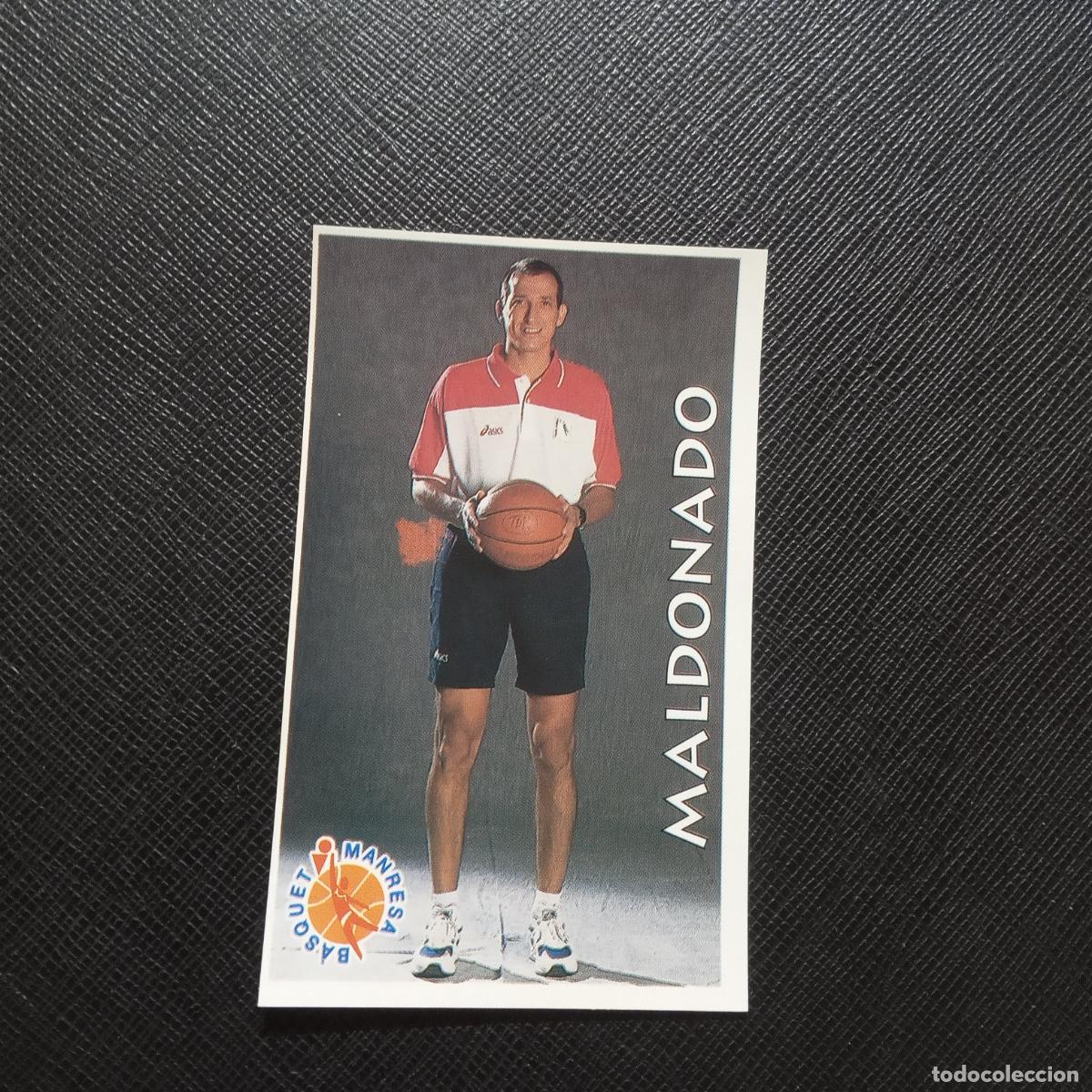 Coleccionismo deportivo: 50 MALDONADO MANRESA MUNDICROMO ACB 96 97 BALONCESTO 1996 1997 - SIN PEGAR - A147 PG28