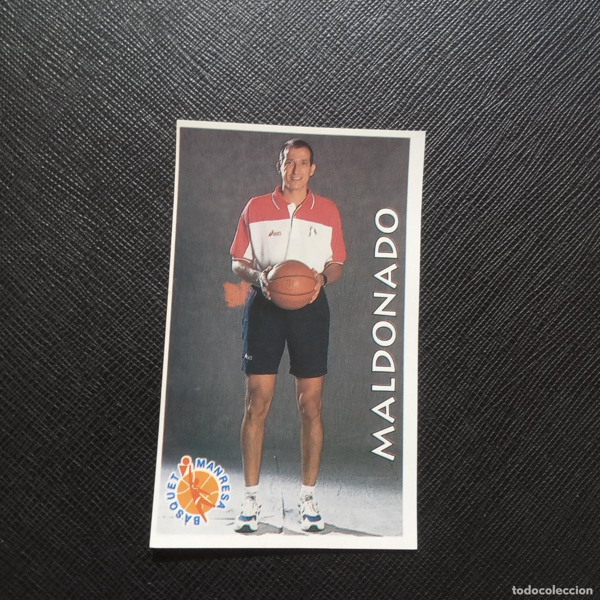 Coleccionismo deportivo: 50 MALDONADO MANRESA MUNDICROMO ACB 96 97 BALONCESTO 1996 1997 - SIN PEGAR - A147 PG28