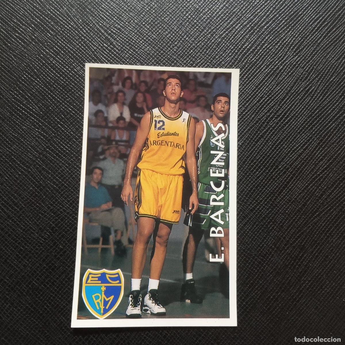 Coleccionismo deportivo: 42 BARCENAS ESTUDIANTES MUNDICROMO ACB 96 97 BALONCESTO 1996 1997 - SIN PEGAR - A147 PG91