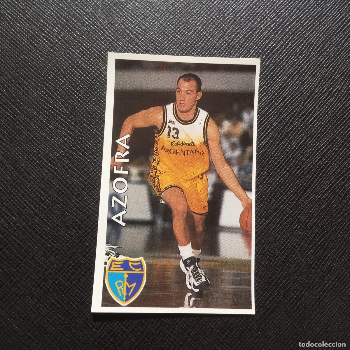 Coleccionismo deportivo: 35 AZOFRA ESTUDIANTES MUNDICROMO ACB 96 97 BALONCESTO 1996 1997 - SIN PEGAR - A147 PG127