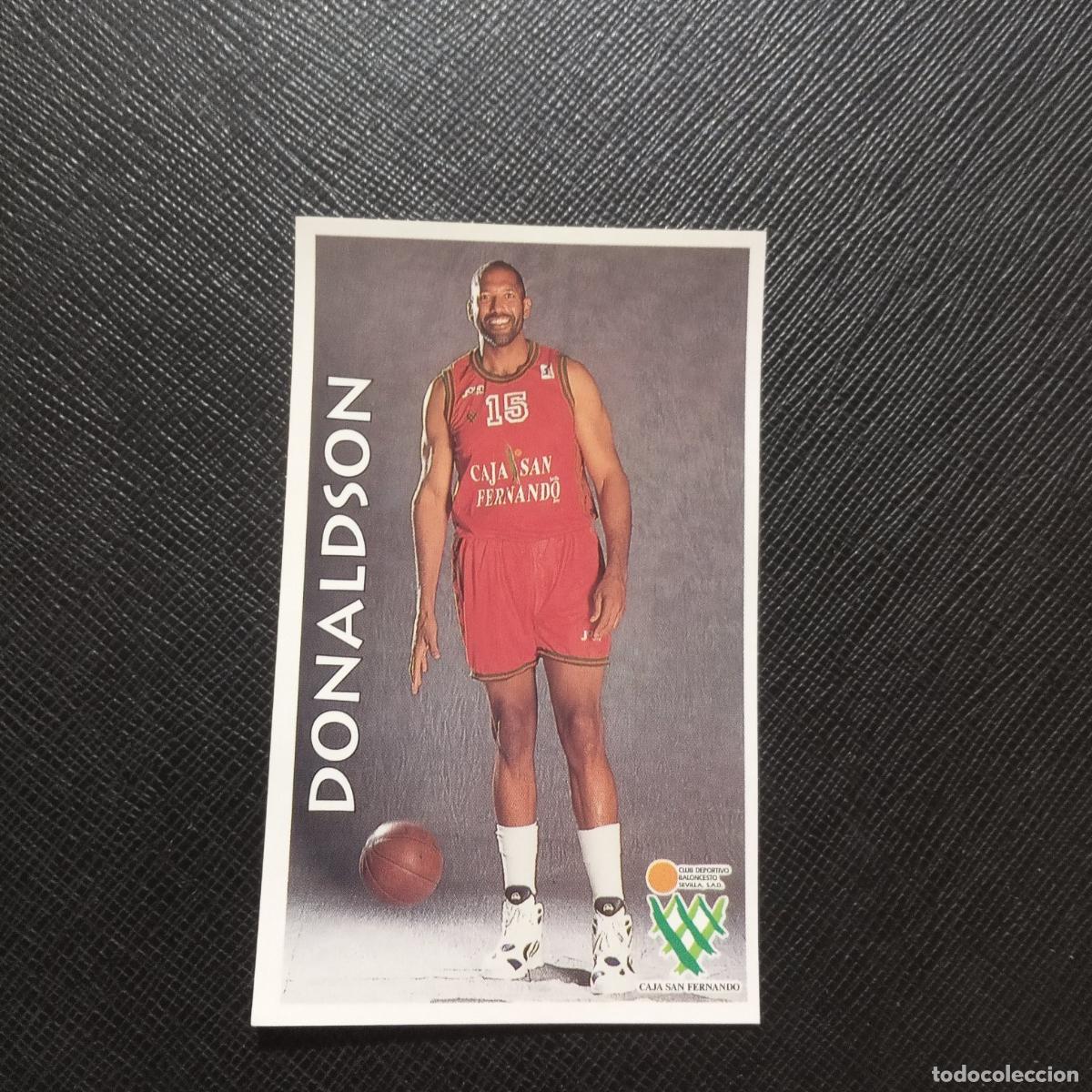 Coleccionismo deportivo: 30 DONALDSON CAJA SAN FERNANDO MUNDICROMO ACB 96 97 BALONCESTO 1996 1997 - SIN PEGAR - A147 PG127