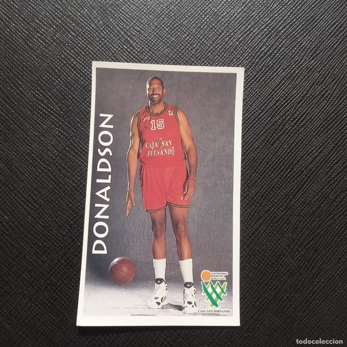 Coleccionismo deportivo: 30 DONALDSON CAJA SAN FERNANDO MUNDICROMO ACB 96 97 BALONCESTO 1996 1997 - SIN PEGAR - A147 PG127 B
