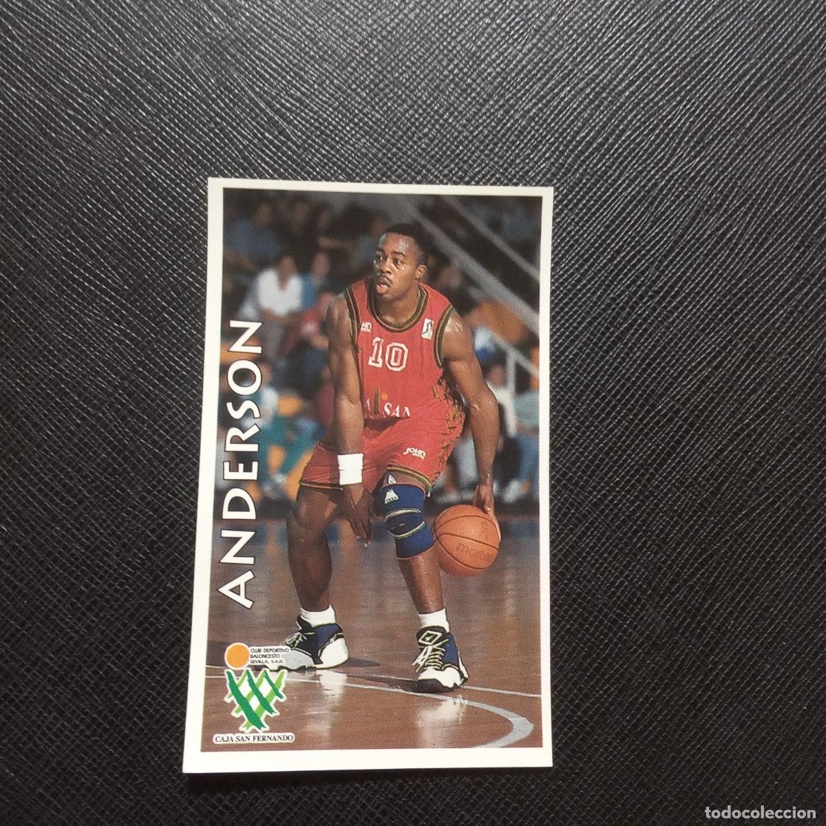 Coleccionismo deportivo: 20 ANDERSON CAJA SAN FERNANDO MUNDICROMO ACB 96 97 BALONCESTO 1996 1997 - SIN PEGAR - A147 PG208