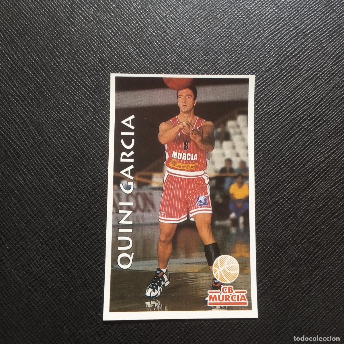 Coleccionismo deportivo: 192 QUINI GARCIA MURCIA MUNDICROMO ACB 96 97 BALONCESTO 1996 1997 - SIN PEGAR - A147 PG298