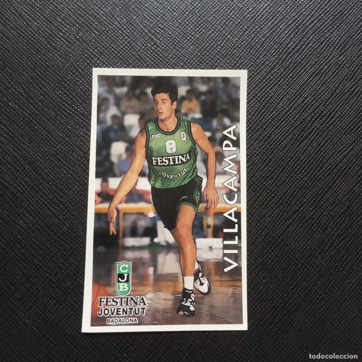 Coleccionismo deportivo: 161 VILLACAMPA FESTINA JOUVENTUT MUNDICROMO ACB 96 97 BALONCESTO 1996 1997 - SIN PEGAR - A147 PG442