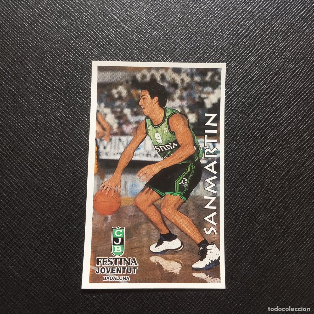 Coleccionismo deportivo: 163 SANMARTIN FESTINA JOUVENTUT MUNDICROMO ACB 96 97 BALONCESTO 1996 1997 - SIN PEGAR - A147 PG451