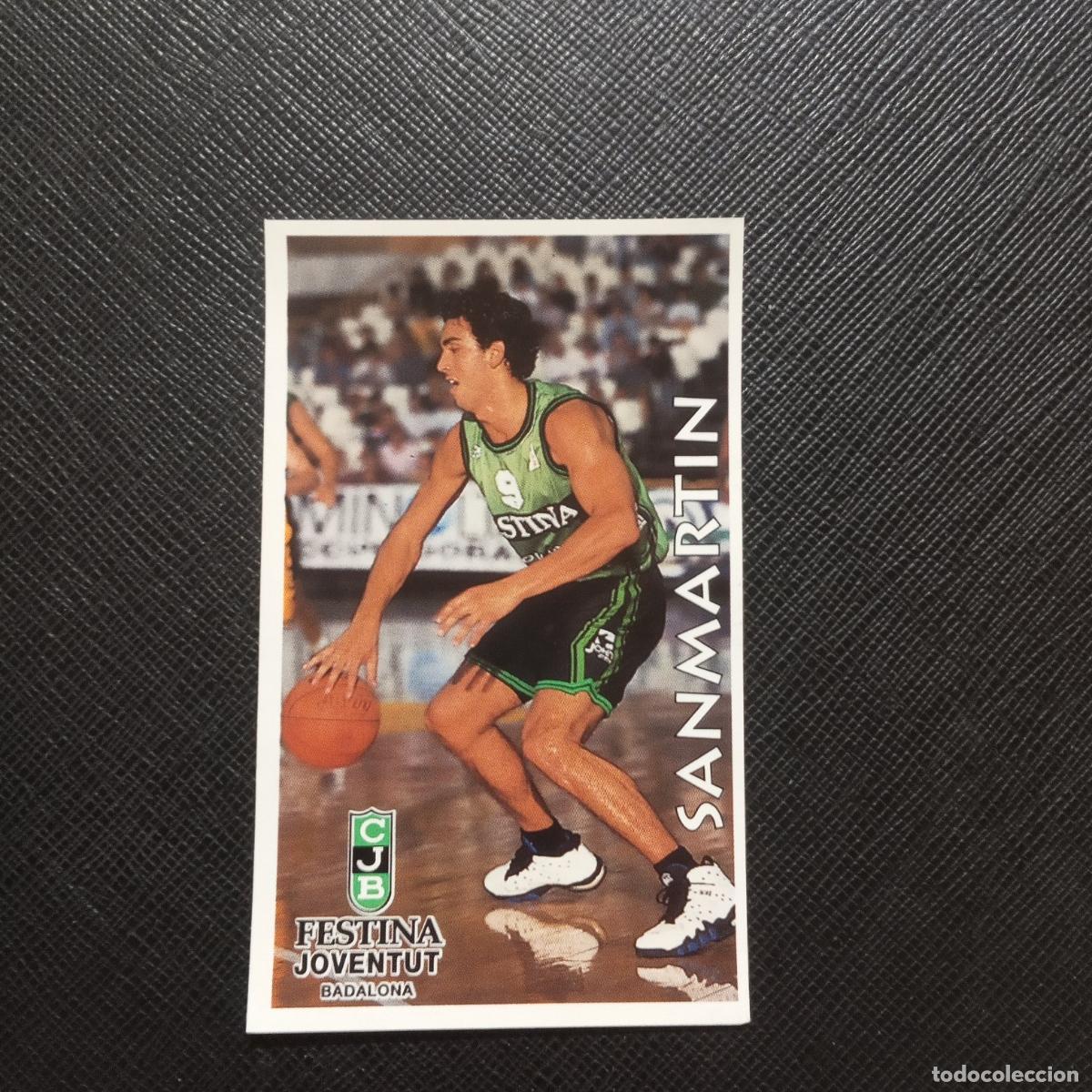 Coleccionismo deportivo: 163 SANMARTIN FESTINA JOUVENTUT MUNDICROMO ACB 96 97 BALONCESTO 1996 1997 - SIN PEGAR - A147 PG478