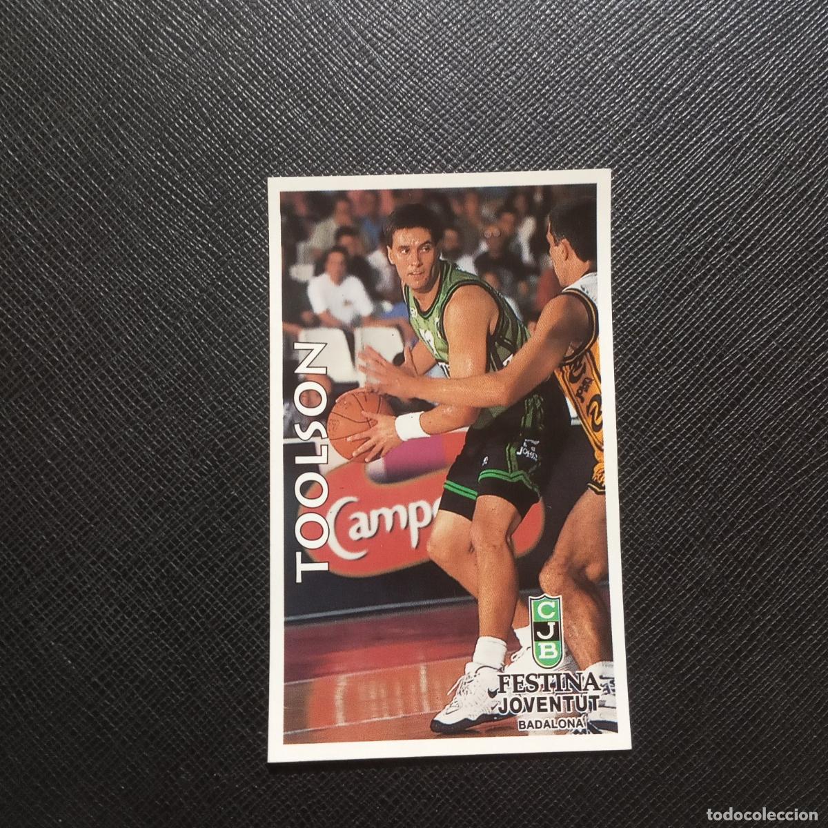 Coleccionismo deportivo: 165 TOOLSON FESTINA JOUVENTUT MUNDICROMO ACB 96 97 BALONCESTO 1996 1997 - SIN PEGAR - A147 PG478