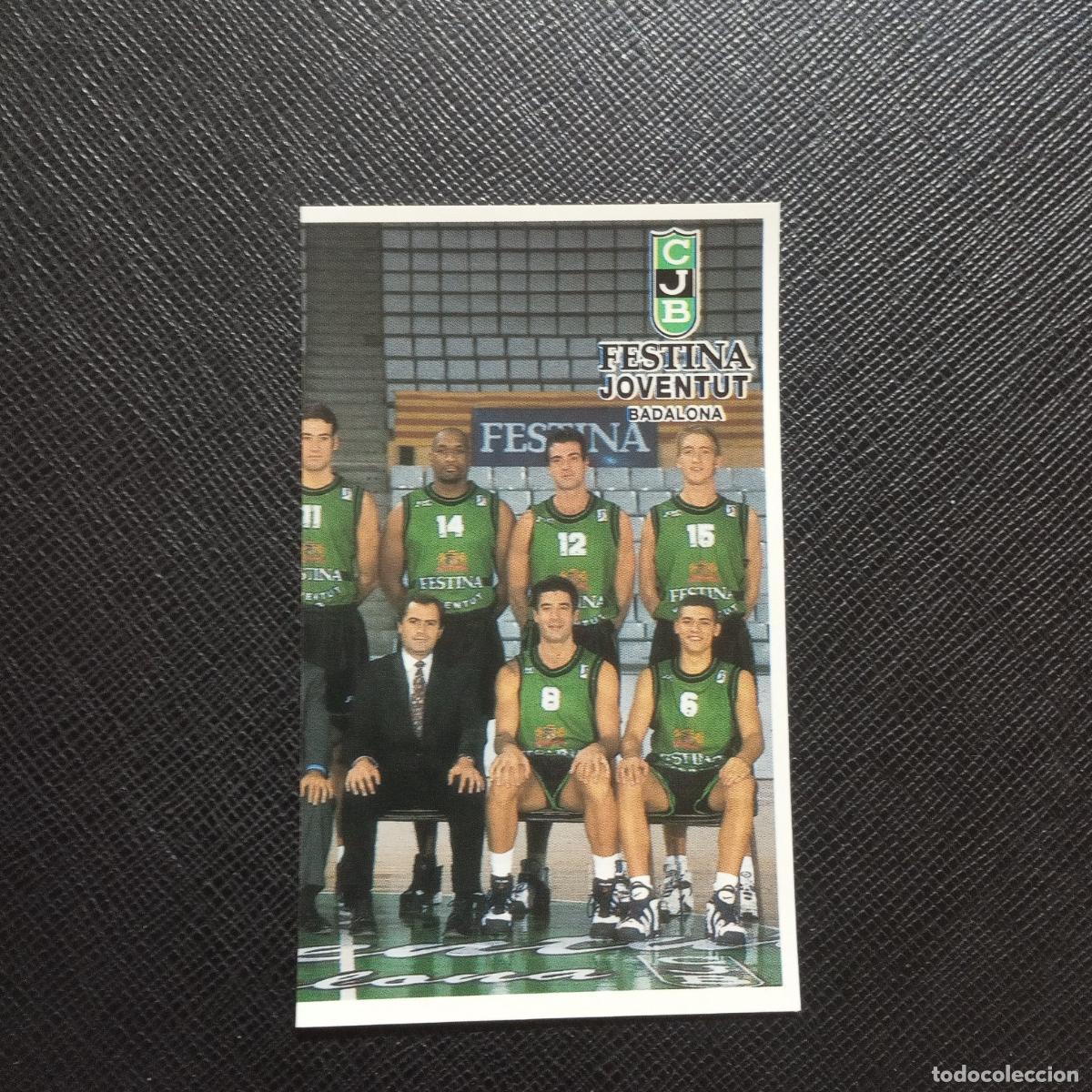 Coleccionismo deportivo: 157 PLANTILLA JOUVENTUT MUNDICROMO ACB 96 97 BALONCESTO 1996 1997 - SIN PEGAR - A147 PG487