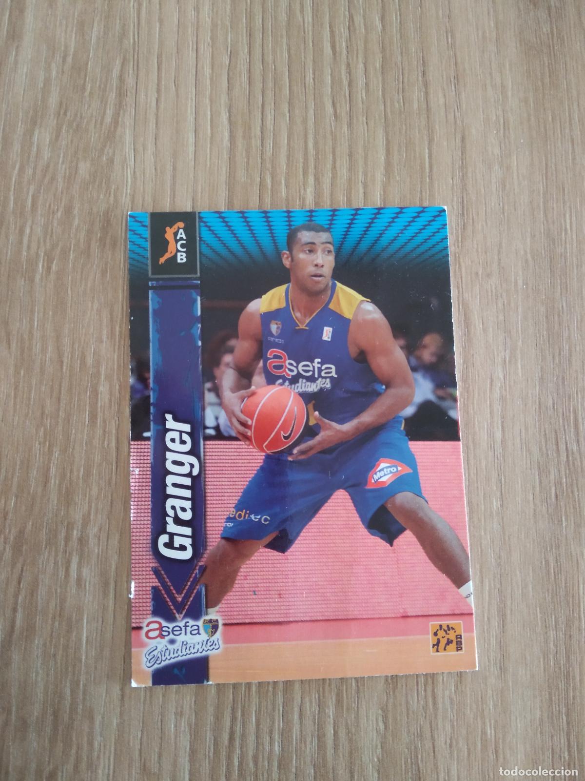 Coleccionismo deportivo: 5 GRANGER ESTUDIANTES CROMO BASKET BALONCESTO PANINI 10-11 ACB 2010-2011