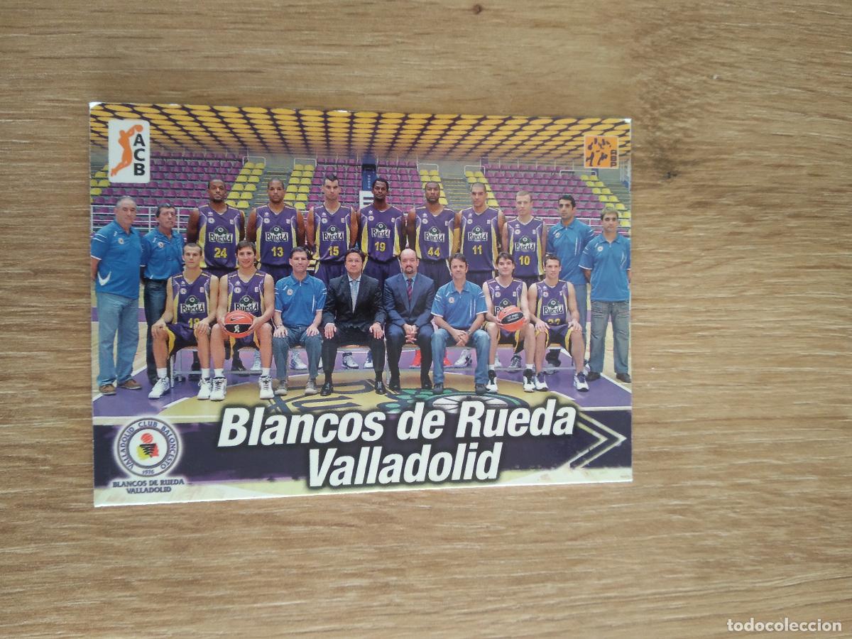 Coleccionismo deportivo: 74 EQUIPO PLANTILLA BLANCOS DE RUEDA VALLADOLID CROMO BASKET BALONCESTO PANINI 10-11 ACB 2010-2011