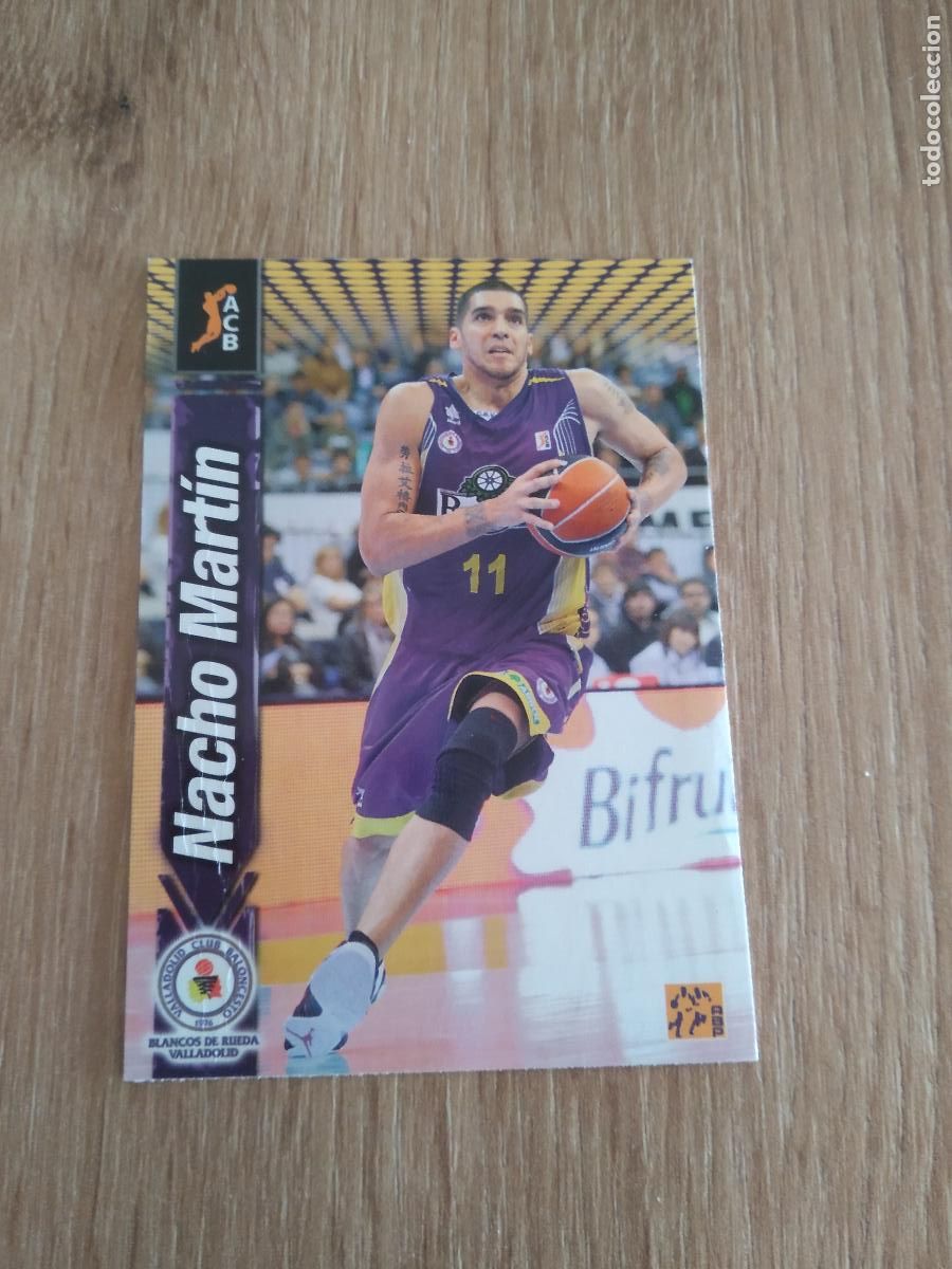 Coleccionismo deportivo: 85 NACHO MARTIN BLANCOS DE RUEDA VALLADOLID CROMO BASKET BALONCESTO PANINI 10-11 ACB 2010-2011