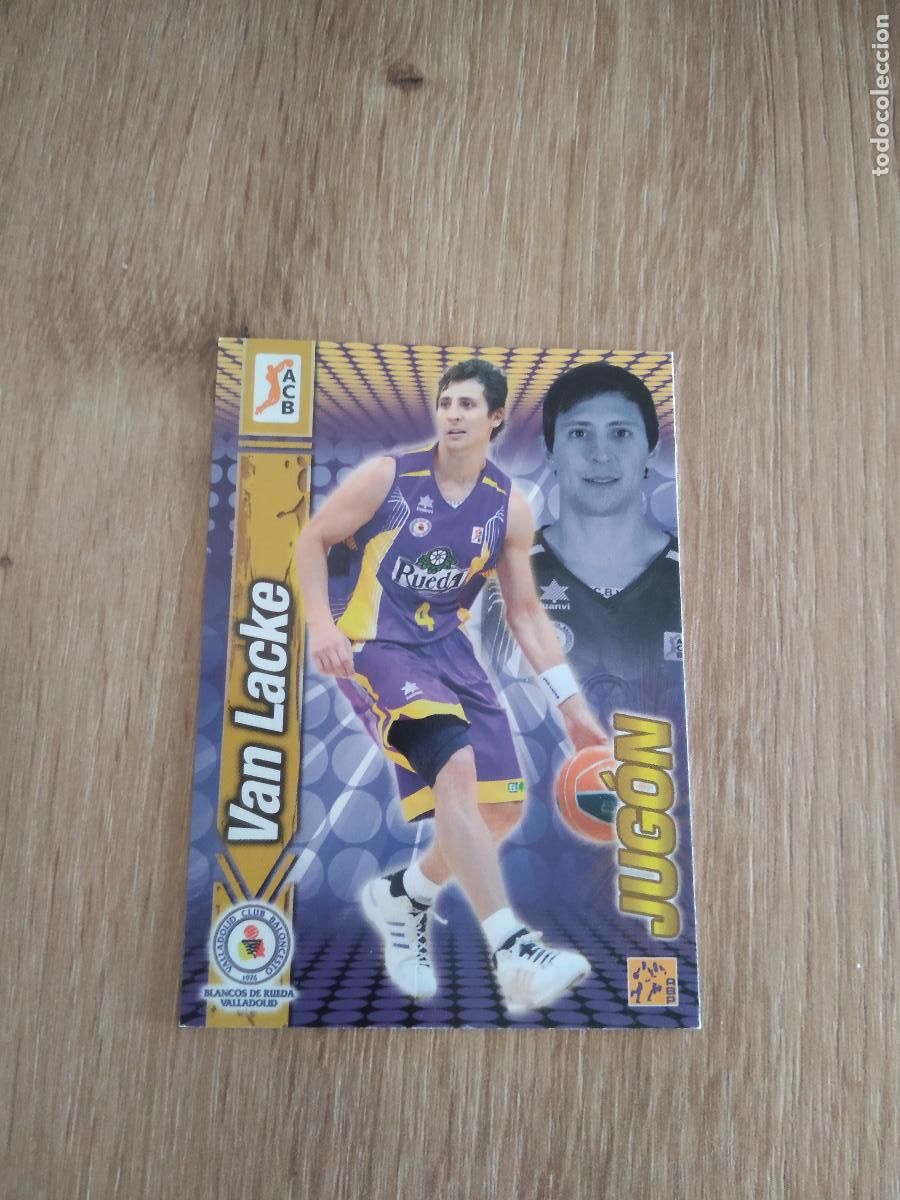 Coleccionismo deportivo: 88 VAN LACKE BLANCOS DE RUEDA VALLADOLID CROMO BASKET BALONCESTO PANINI 10-11 ACB 2010-2011