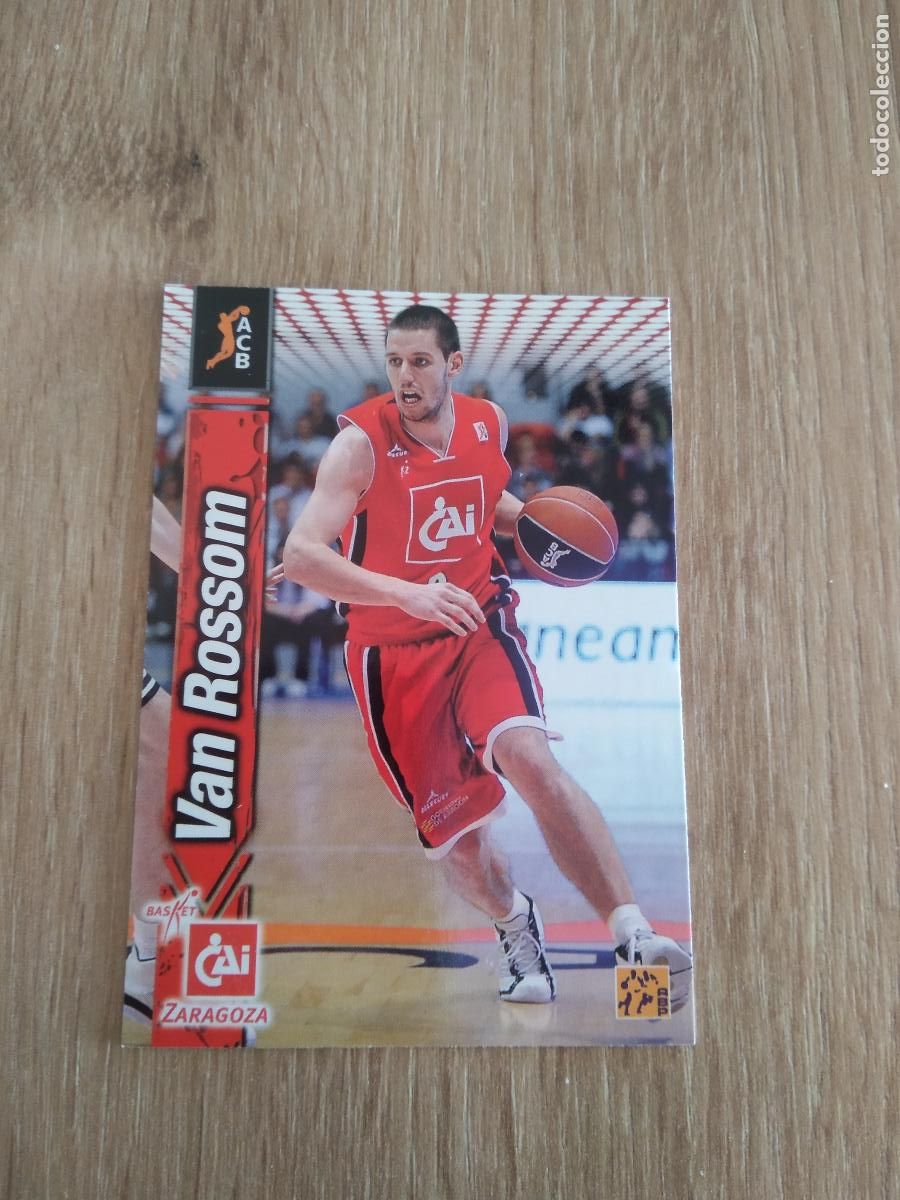 Coleccionismo deportivo: 95 VAN ROSSOM CAI ZARAGOZA CROMO BASKET BALONCESTO PANINI 10-11 ACB 2010-2011