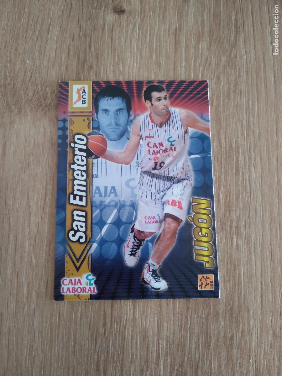 Coleccionismo deportivo: 124 SAN EMETERIO CAJA LABORAL CROMO BASKET BALONCESTO PANINI 10-11 ACB 2010-2011