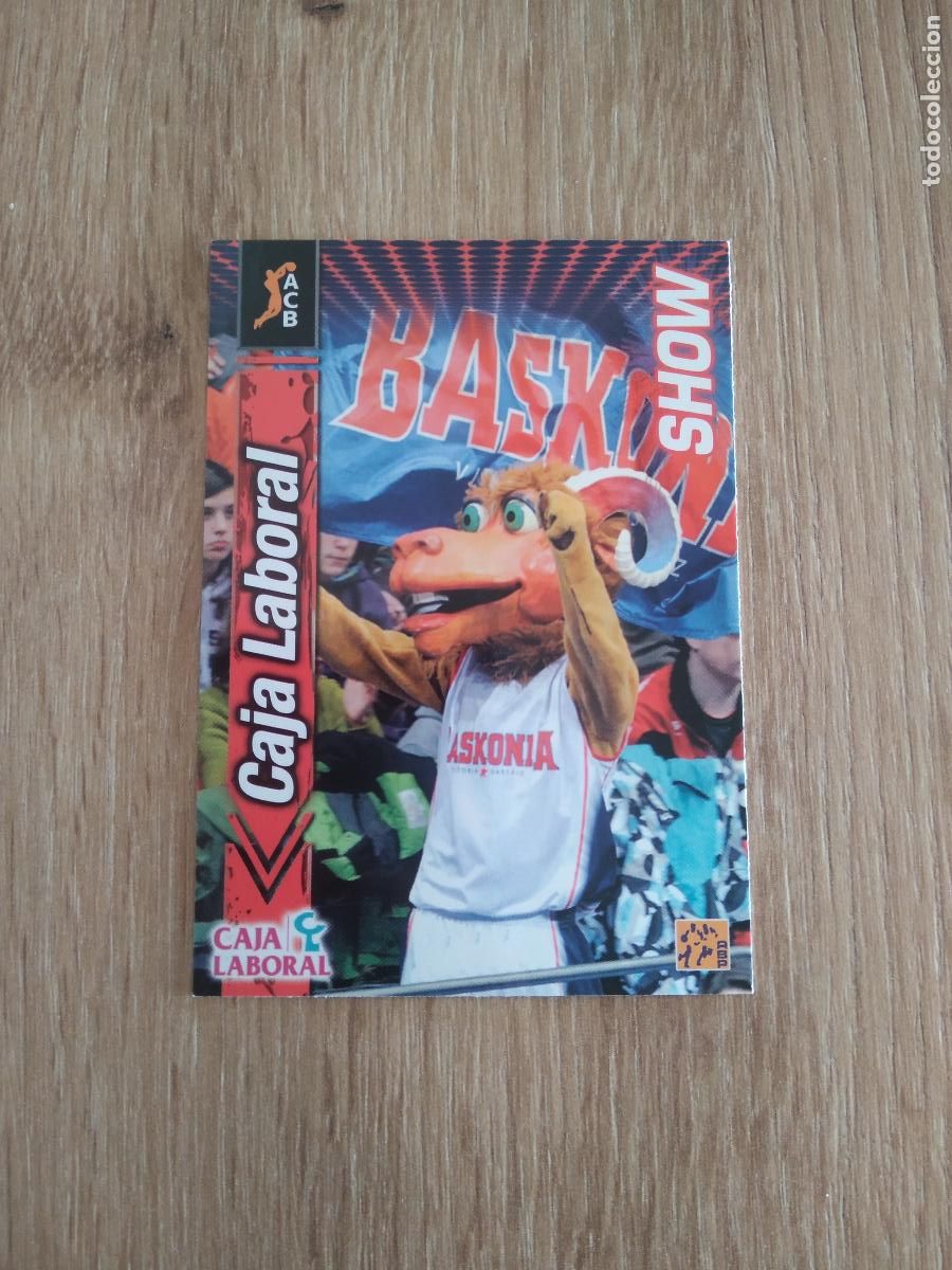 Coleccionismo deportivo: 125 SHOW MASCOTA CAJA LABORAL CROMO BASKET BALONCESTO PANINI 10-11 ACB 2010-2011