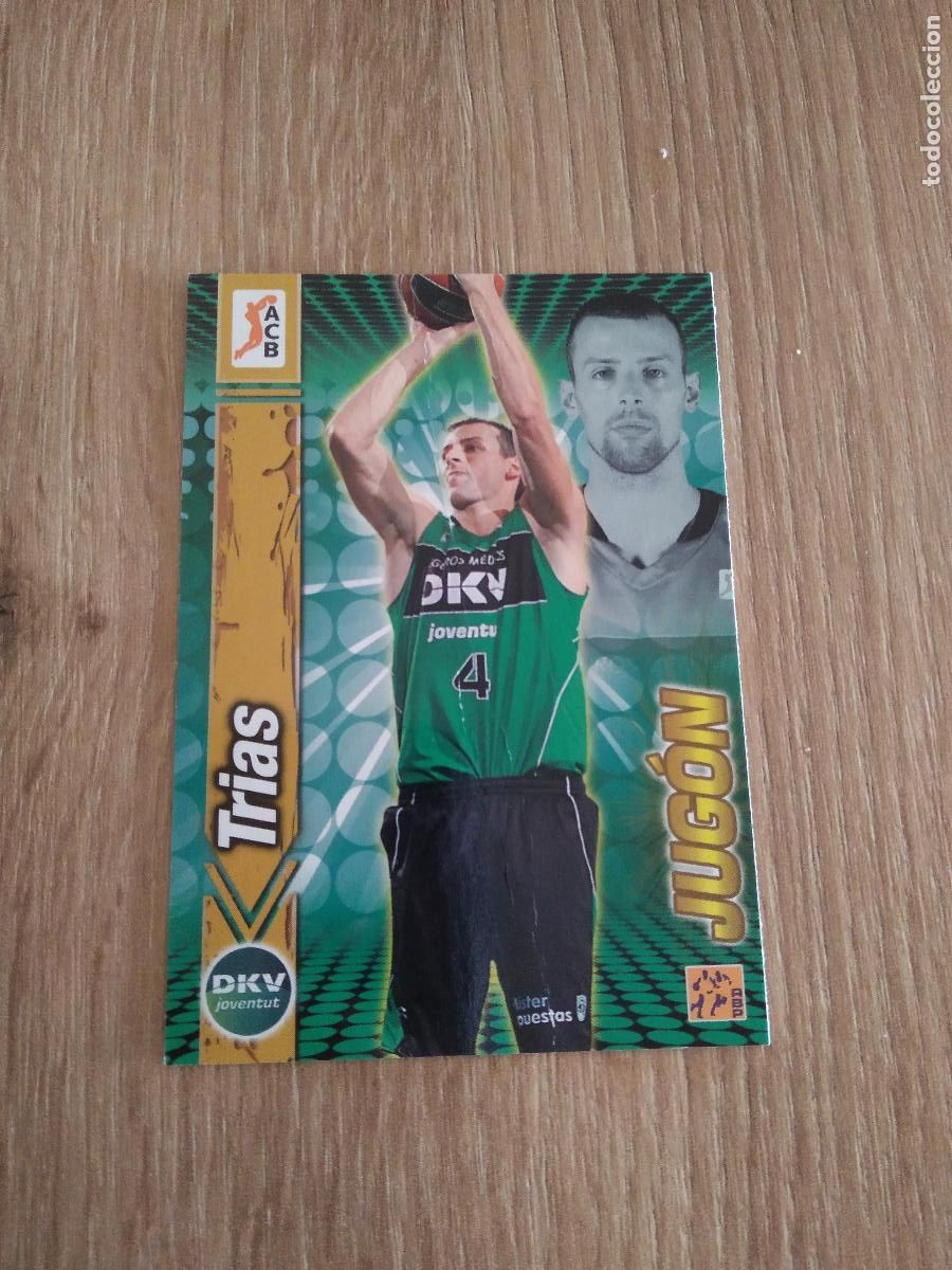 Coleccionismo deportivo: 178 JORDI TRIAS DKV JOVENTUT CROMO BASKET BALONCESTO PANINI 10-11 ACB 2010-2011