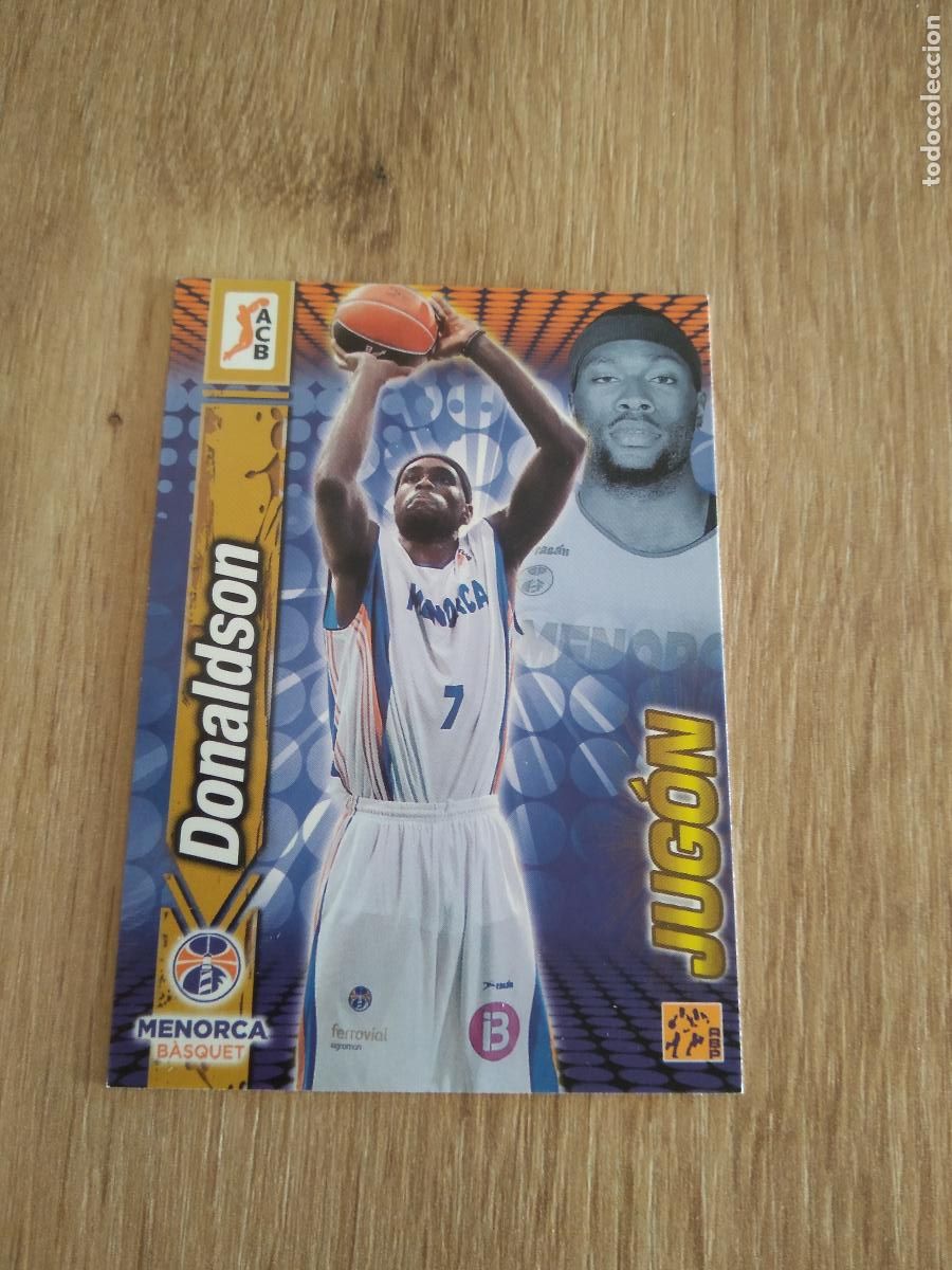 Coleccionismo deportivo: 232 DONALDSON MENORCA BASQUET CROMO BASKET BALONCESTO PANINI 10-11 ACB 2010-2011