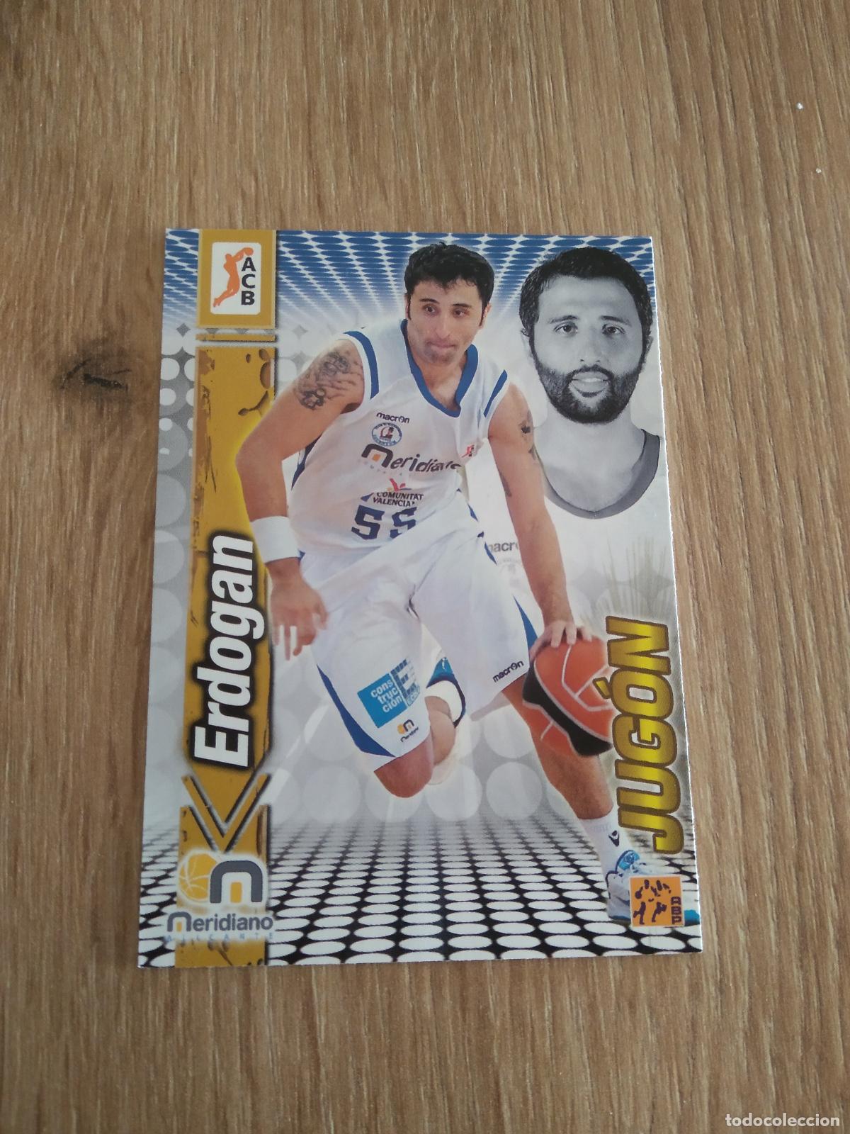 Coleccionismo deportivo: 250 ERDOGAN MERIDIANO ALICANTE CROMO BASKET BALONCESTO PANINI 10-11 ACB 2010-2011