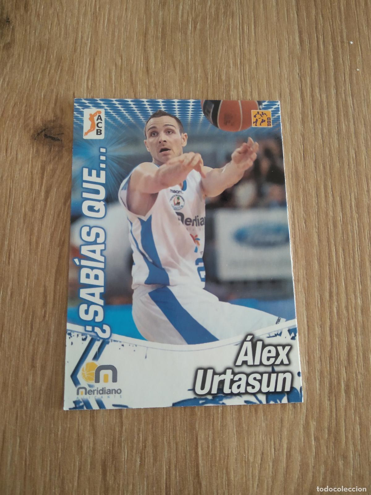 Coleccionismo deportivo: 252 SABIAS QUE ALEX URTASUN MERIDIANO ALICANTE CROMO BASKET BALONCESTO PANINI 10-11 ACB 2010-2011