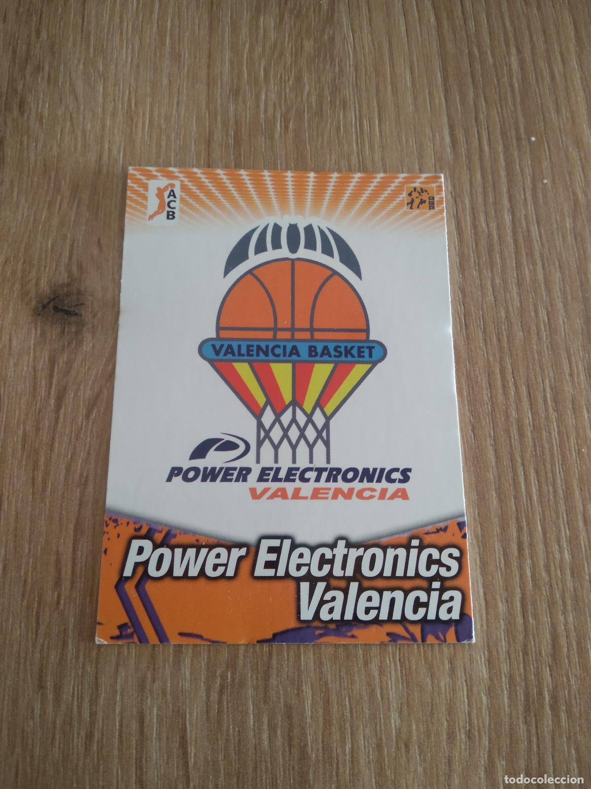 Coleccionismo deportivo: 253 ESCUDO POWER ELECTRONICS VALENCIA CROMO BASKET BALONCESTO PANINI 10-11 ACB 2010-2011