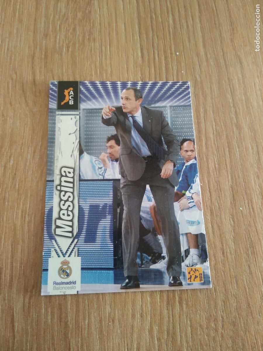 Coleccionismo deportivo: 273 MESSINA REAL MADRID CROMO BASKET BALONCESTO PANINI 10-11 ACB 2010-2011