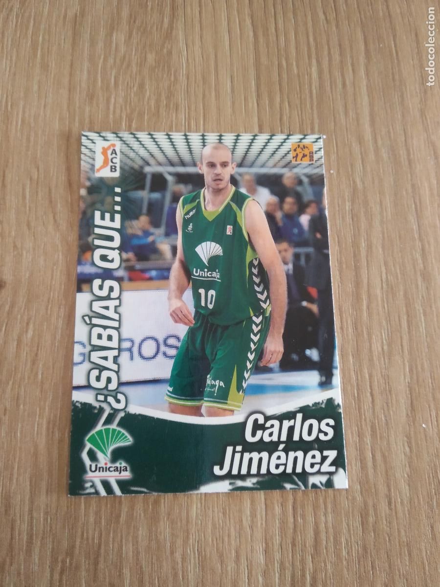 Coleccionismo deportivo: 324 CARLOS JIMENEZ SABIAS QUE UNICAJA CROMO BASKET BALONCESTO PANINI 10-11 ACB 2010-2011