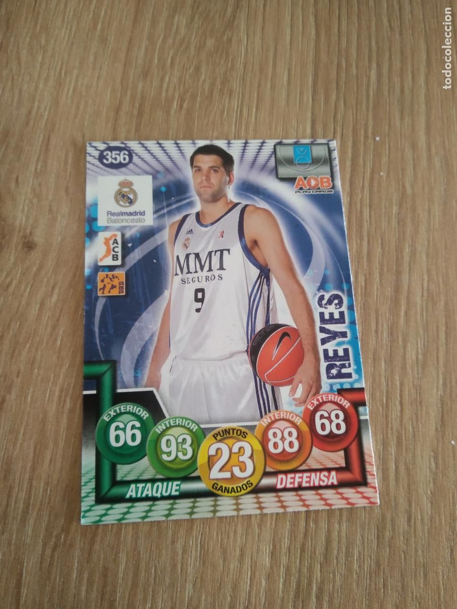 Coleccionismo deportivo: 356 REYES REAL MADRID CROMO BASKET BALONCESTO PANINI 10-11 ACB 2010-2011