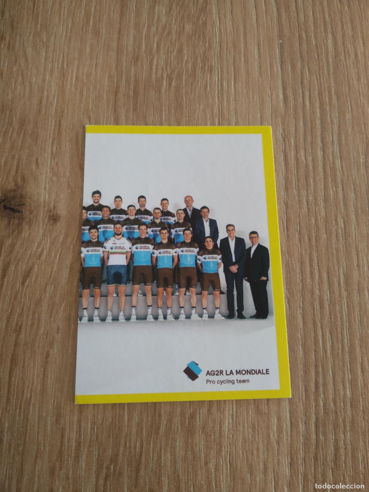 Coleccionismo deportivo: 13 EQUIPO AG2R LA MONDIALE CROMO PANINI CICLISMO TOUR DE FRANCE 2019