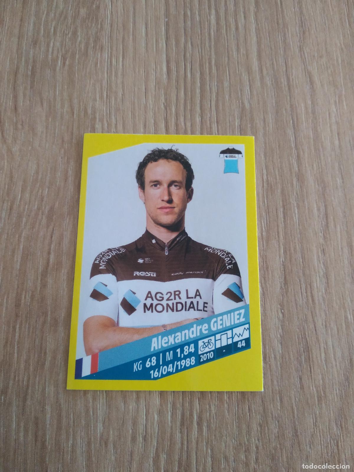Coleccionismo deportivo: 22 ALEXANDRE GENIEZ AG2R LA MONDIALE CROMO PANINI CICLISMO TOUR DE FRANCE 2019