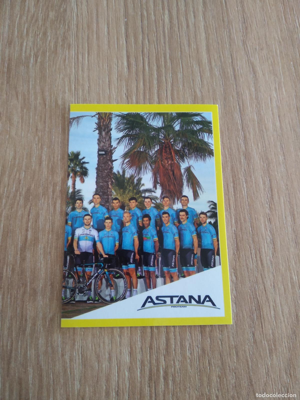 Coleccionismo deportivo: 29 EQUIPO ASTANA CROMO PANINI CICLISMO TOUR DE FRANCE 2019