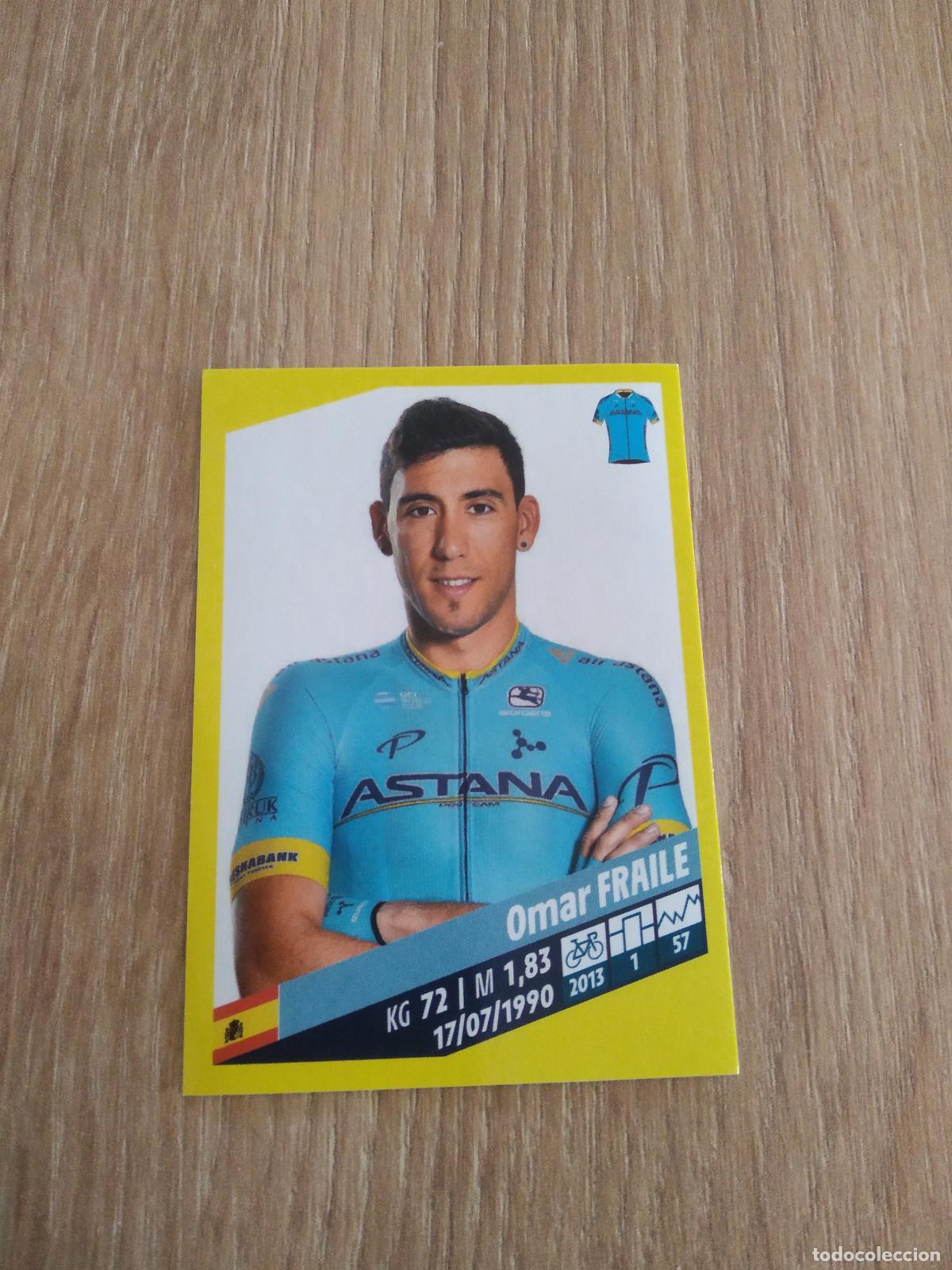 Coleccionismo deportivo: 35 OMAR FRAILE ASTANA CROMO PANINI CICLISMO TOUR DE FRANCE 2019