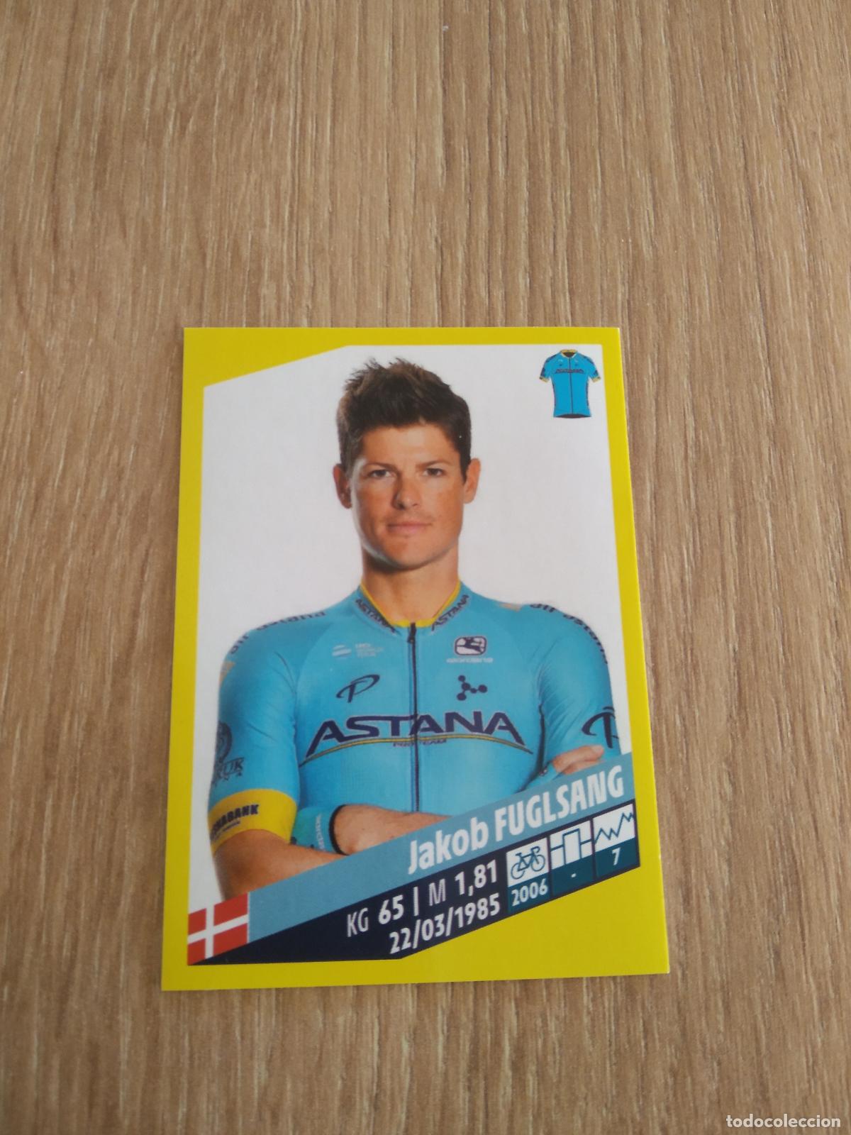 Coleccionismo deportivo: 36 JAKOB FUGLSANG ASTANA CROMO PANINI CICLISMO TOUR DE FRANCE 2019