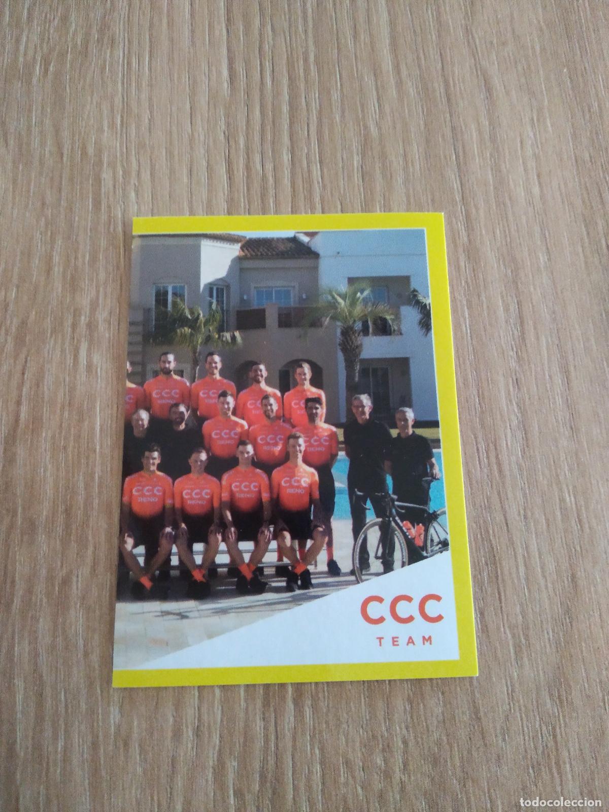 Coleccionismo deportivo: 77 EQUIPO CCC TEAM CROMO PANINI CICLISMO TOUR DE FRANCE 2019