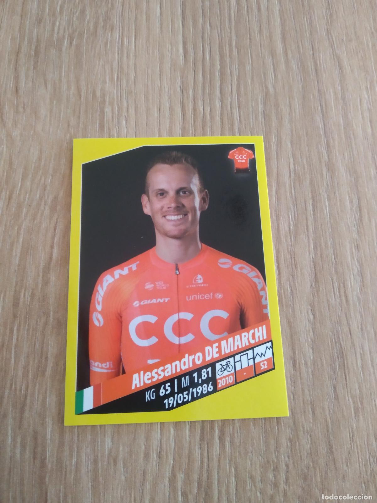 Coleccionismo deportivo: 79 ALESSANDRO DE MARCHI CCC TEAM CROMO PANINI CICLISMO TOUR DE FRANCE 2019