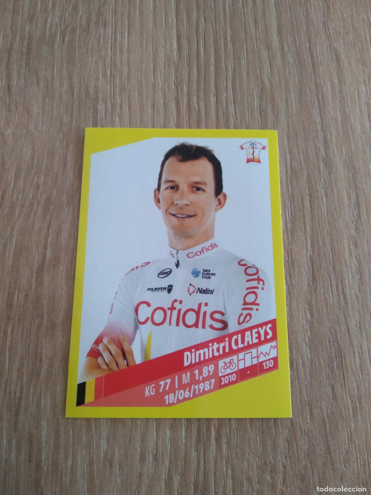 Coleccionismo deportivo: 97 DIMITRI CLAEYS COFIDIS Solutions Cr&eacute;dits CROMO PANINI CICLISMO TOUR DE FRANCE 2019