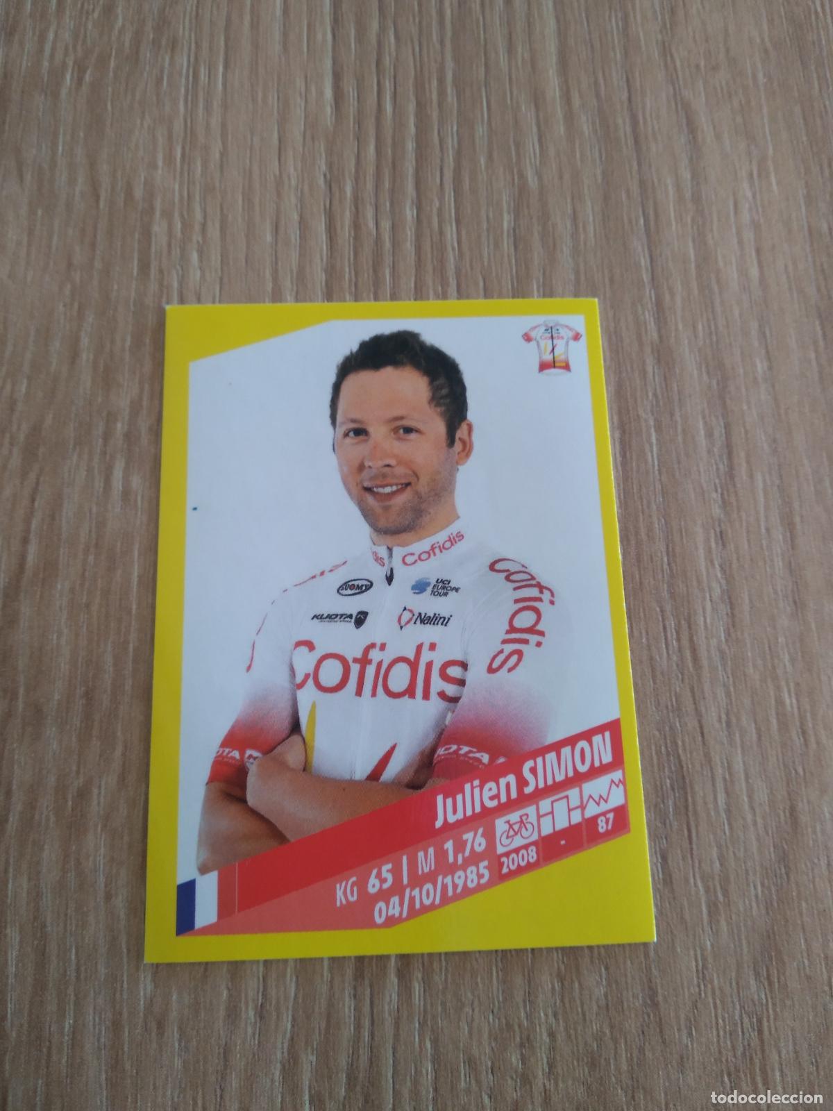 Coleccionismo deportivo: 106 JULIEN SIMON COFIDIS Solutions Cr&eacute;dits CROMO PANINI CICLISMO TOUR DE FRANCE 2019