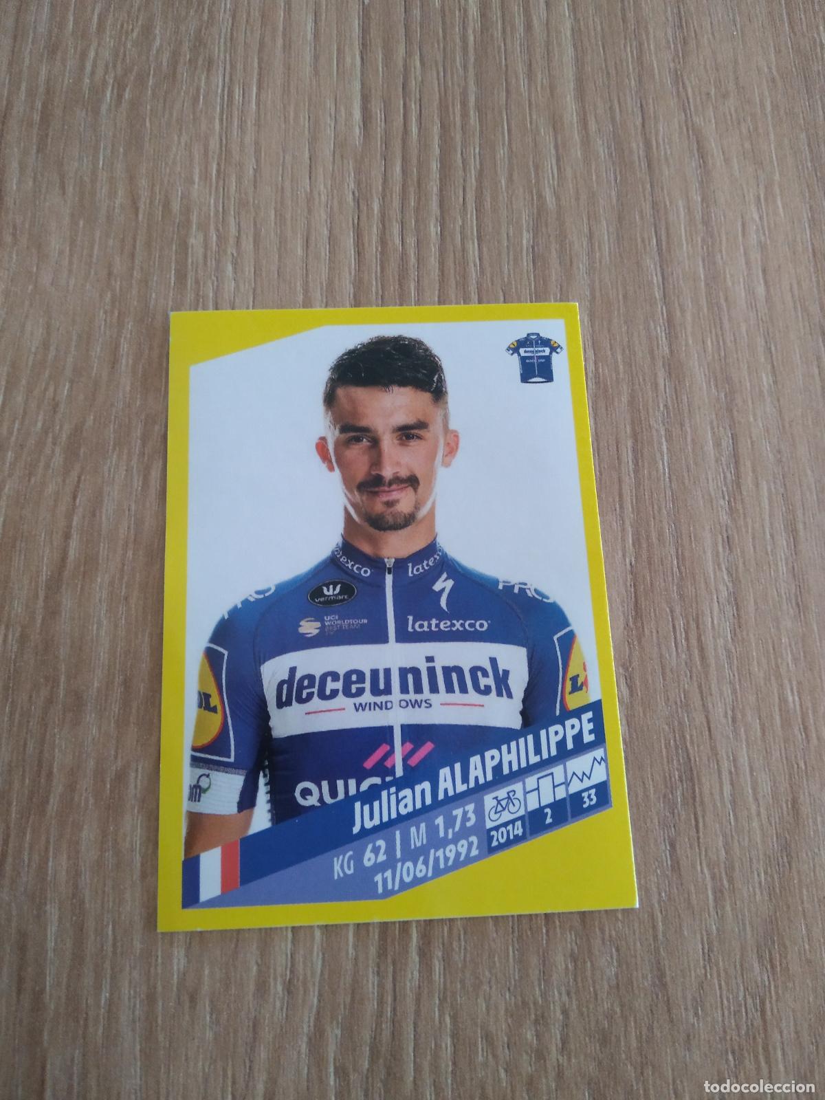 Coleccionismo deportivo: 110 JULIAN ALAPHILIPPE Deceuninck - Quick-Step CROMO PANINI CICLISMO TOUR DE FRANCE 2019