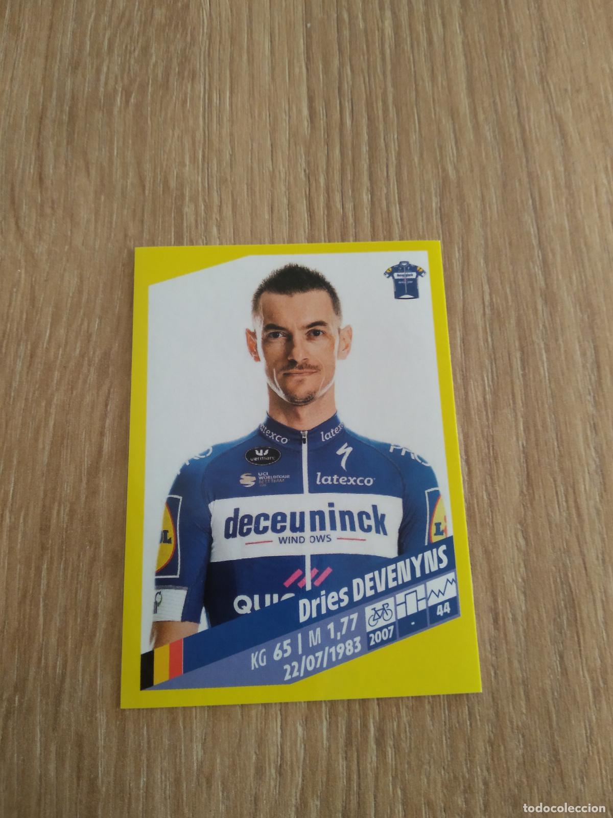 Coleccionismo deportivo: 114 DRIES DEVENYNS Deceuninck - Quick-Step CROMO PANINI CICLISMO TOUR DE FRANCE 2019