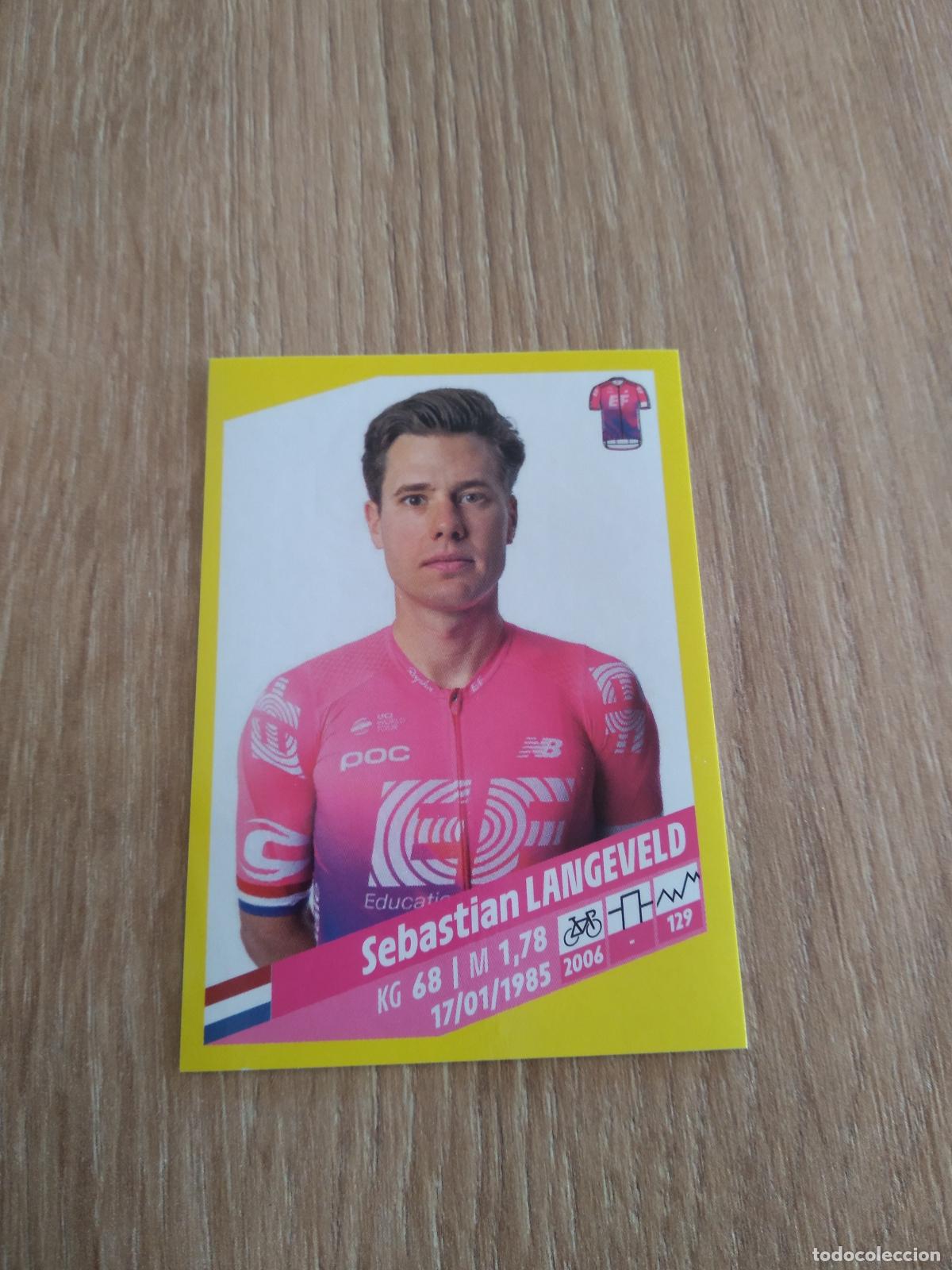 Coleccionismo deportivo: 148 SEBASTIAN LANGEVELD EF Education First CROMO PANINI CICLISMO TOUR DE FRANCE 2019