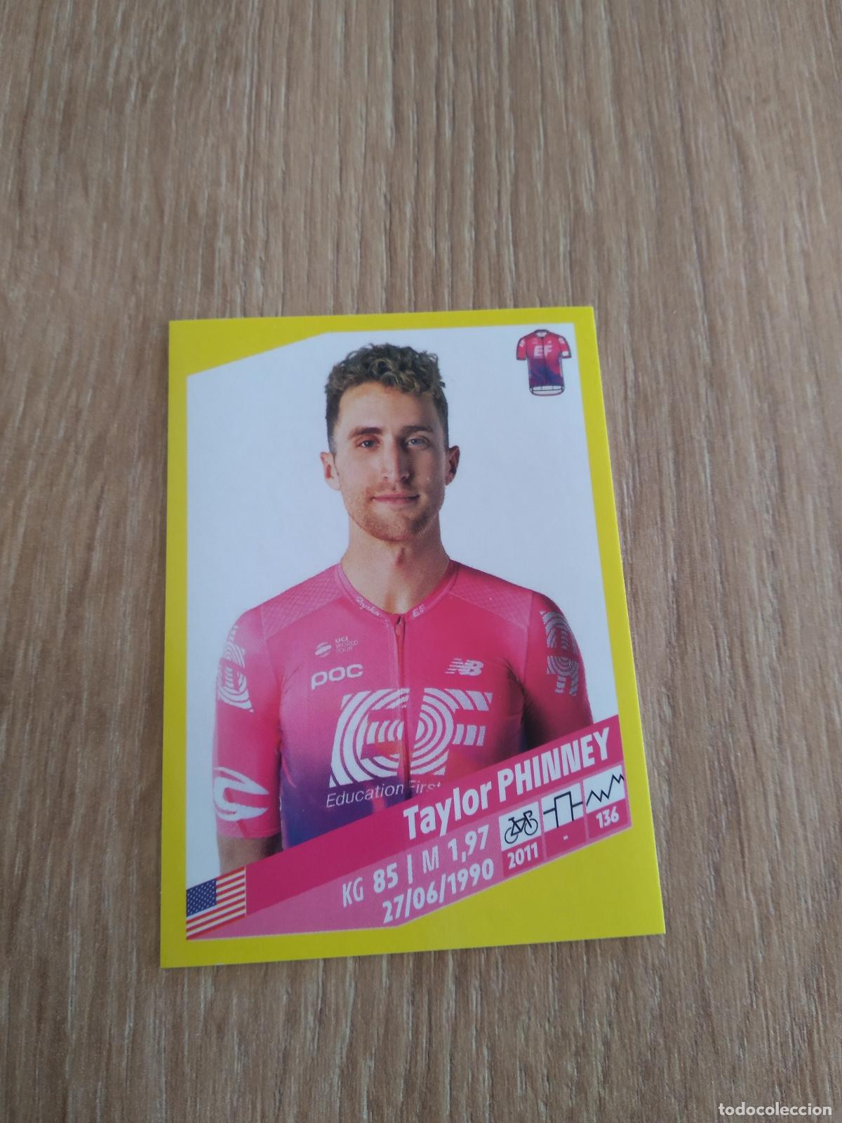 Coleccionismo deportivo: 150 TAYLOR PHINNEY EF Education First CROMO PANINI CICLISMO TOUR DE FRANCE 2019