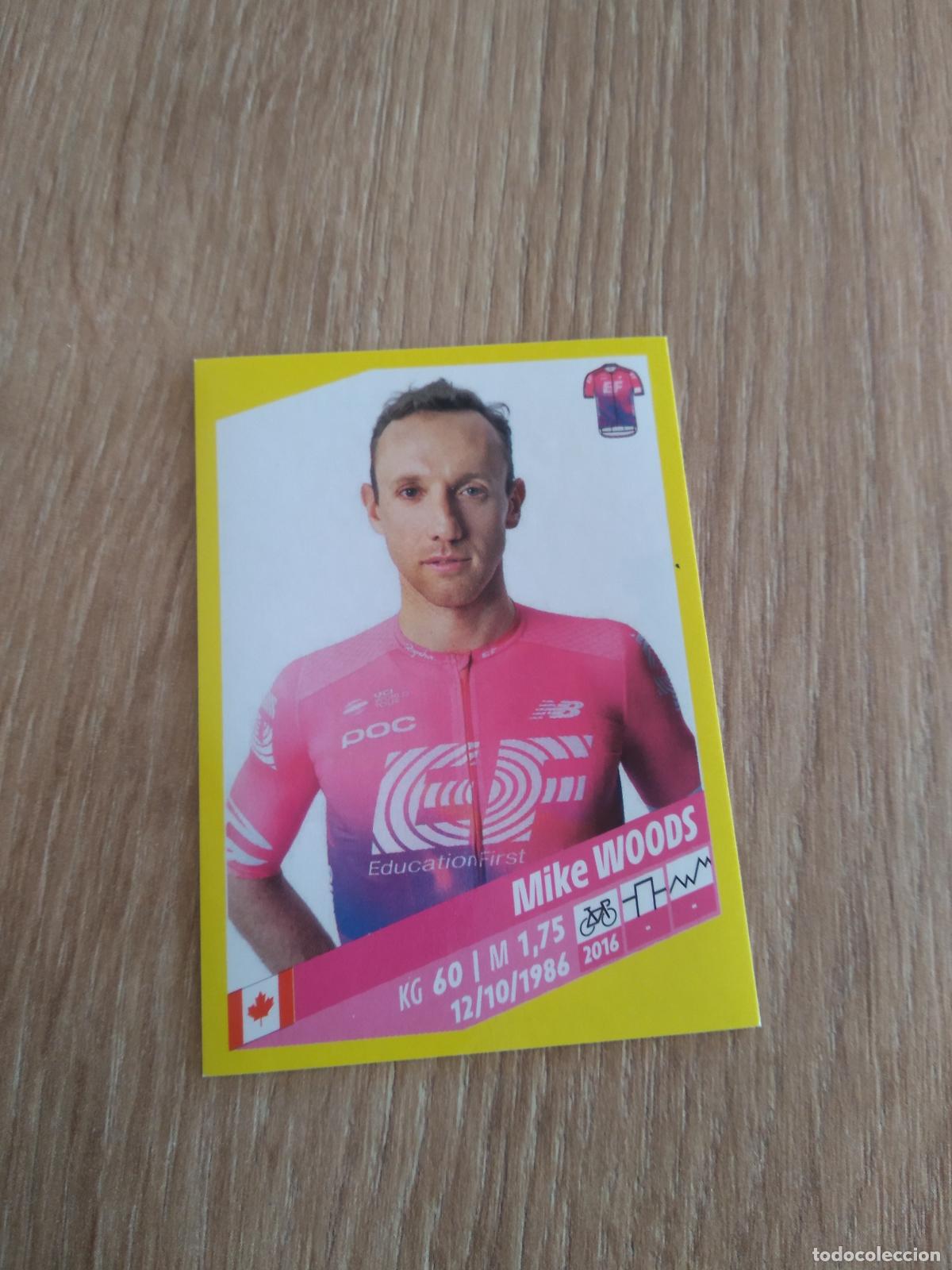Coleccionismo deportivo: 155 MIKE WOODS EF Education First CROMO PANINI CICLISMO TOUR DE FRANCE 2019