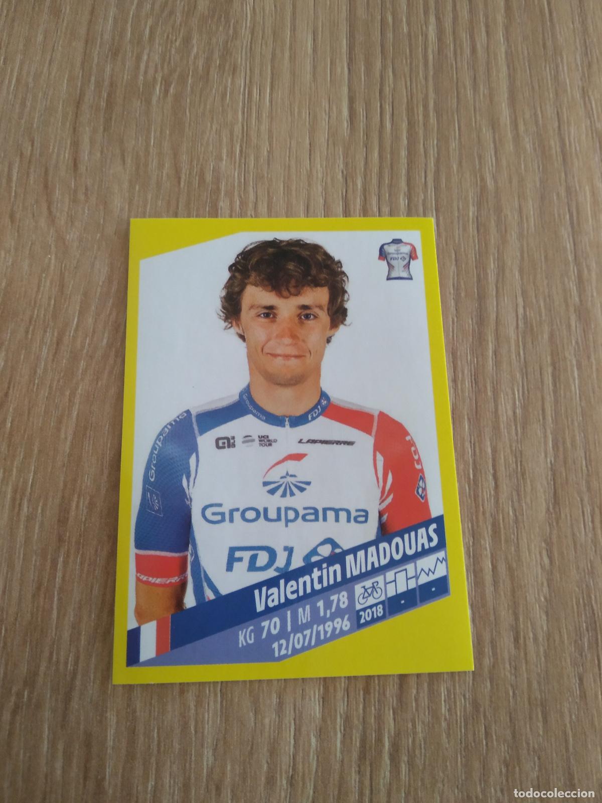 Coleccionismo deportivo: 165 VALENTIN MADOUAS Groupama - FDJ CROMO PANINI CICLISMO TOUR DE FRANCE 2019