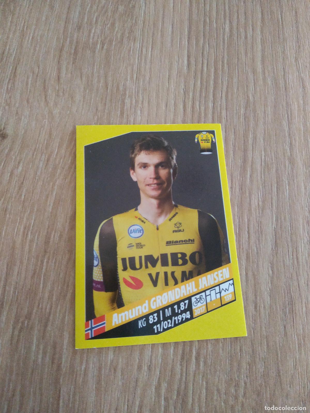 Coleccionismo deportivo: 177 AMUND GRONDAHL JANSEN Team Jumbo - Visma CROMO PANINI CICLISMO TOUR DE FRANCE 2019