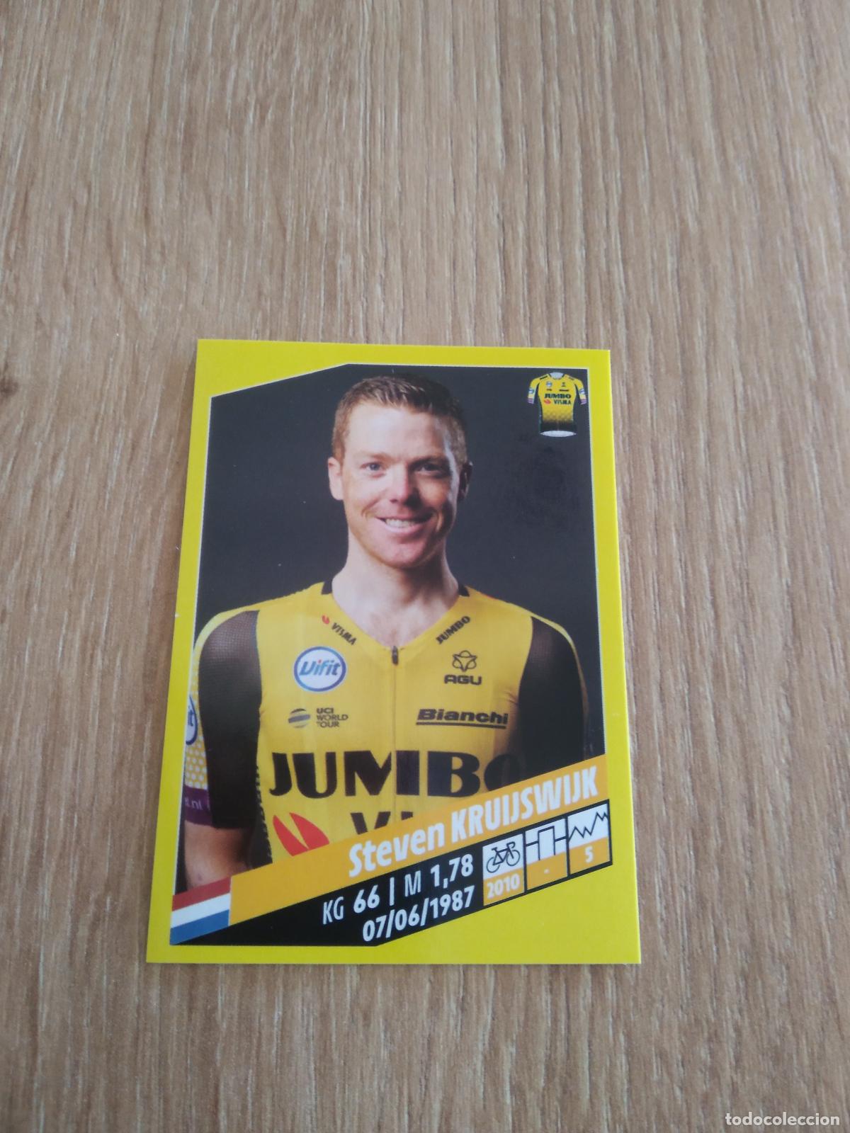 Coleccionismo deportivo: 178 STEVEN KRUIJSWIJK Team Jumbo - Visma CROMO PANINI CICLISMO TOUR DE FRANCE 2019