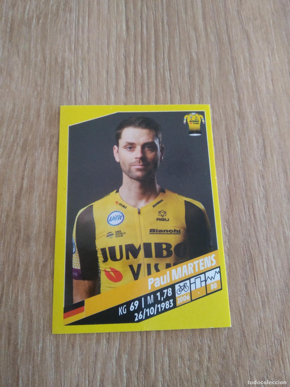 Coleccionismo deportivo: 180 PAUL MARTENS Team Jumbo - Visma CROMO PANINI CICLISMO TOUR DE FRANCE 2019