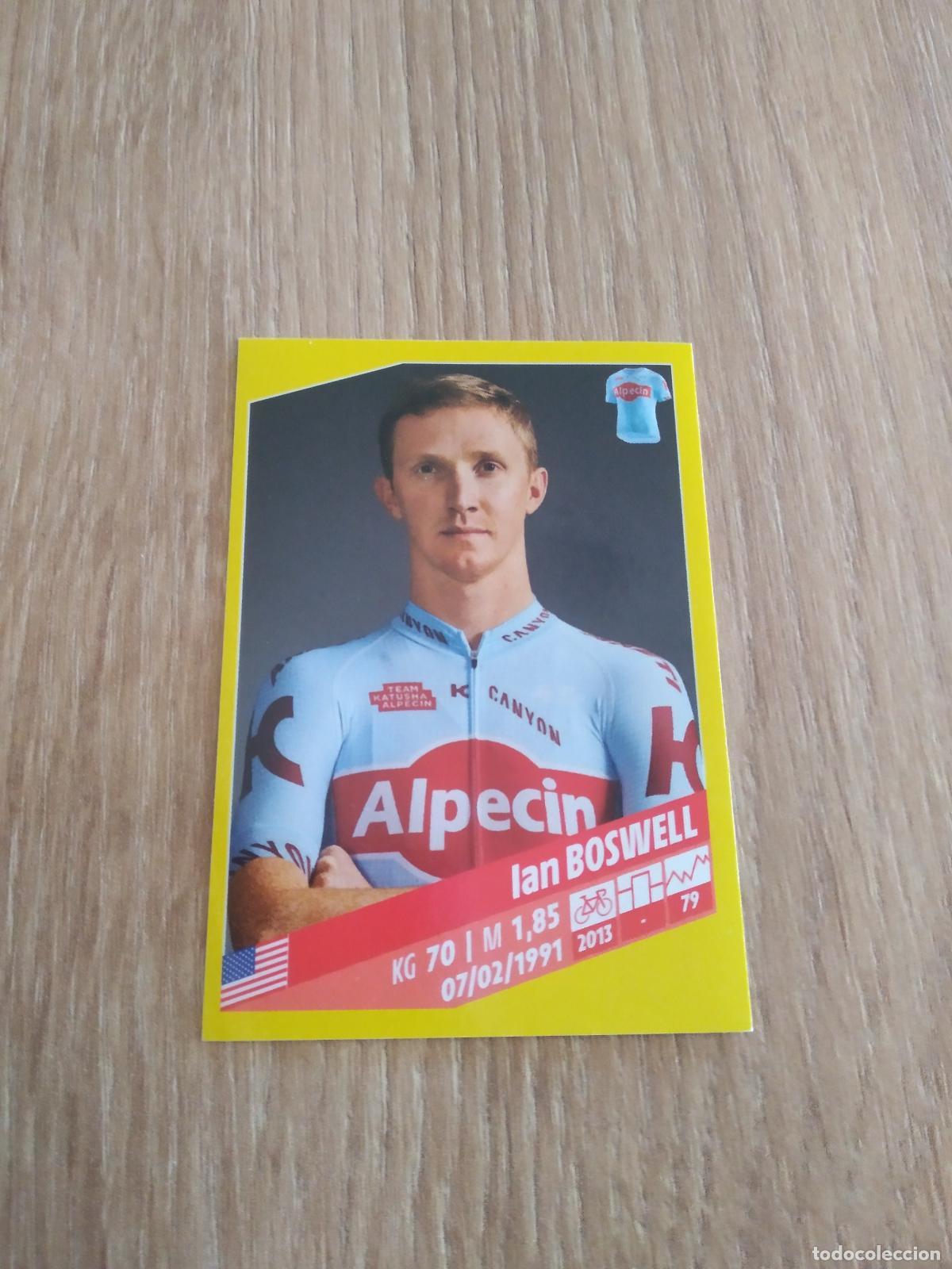 Coleccionismo deportivo: 190 IAN BOSWELL Team Katusha Alpecin CROMO PANINI CICLISMO TOUR DE FRANCE 2019