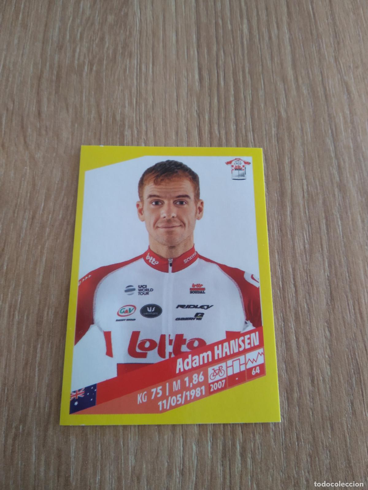 Coleccionismo deportivo: 213 ADAM HANSEN Lotto Soudal CROMO PANINI CICLISMO TOUR DE FRANCE 2019