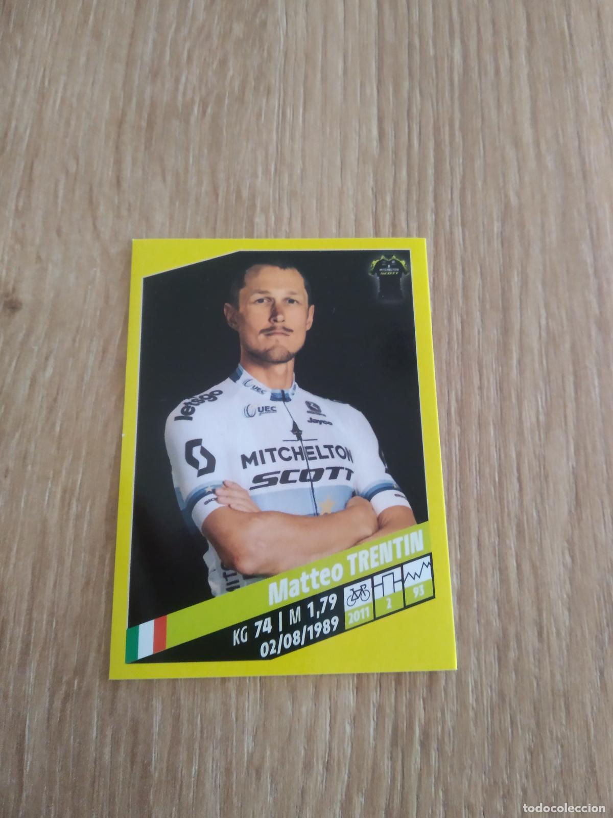 Coleccionismo deportivo: 233 MATTEO TRENTIN Michelton - Scott CROMO PANINI CICLISMO TOUR DE FRANCE 2019